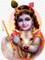 Krishna With Cow Png Transparent Png