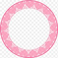 Oval Pink Circle  Png