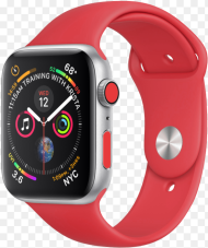 Apple Watch Sport Band Mm Red Png