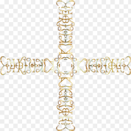 Christmas Cross Made of Gold Christmas Day Christian