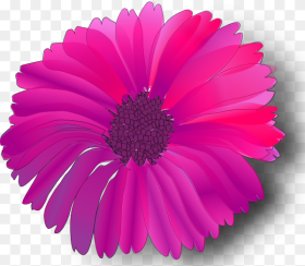 Free Vector Pink Flower Clip Art Pink Flower