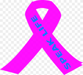 Hot Pink Breast Cancer Ribbon Hd Png Download