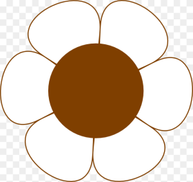 Flower Clipart Brown Hd Png