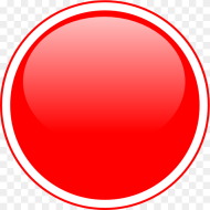 Red Circle Button Png Clipart Png  Notification