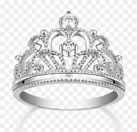 Silver Crown png Ring Transparent png