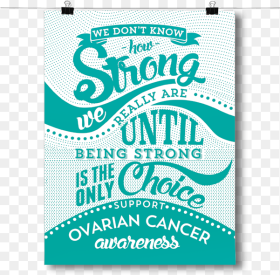 Ovarian Cancer How Strong Christmas Card Hd Png