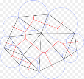 Voronoi Diagram for Circles Png