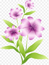 Spring Flowers Clipart Purple Flower Photo Clipart