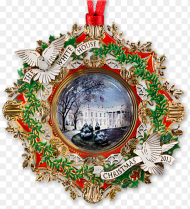 White House Christmas Ornament Hd Png Download