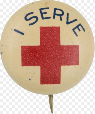 I Serve Red Cross Emblem Png HD