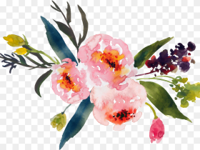 Artistic Clipart Watercolor Paint Watercolor Flower  Background