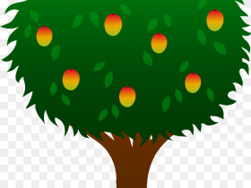 Orange Tree Clip Art Hd Png Download