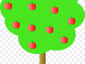 Small Clipart Apple Tree Hd Png Download
