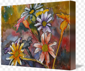 Clip Art Abstract Painted Flowers Abstract Flower Paintings