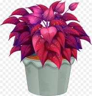 Pot Plant Clipart Bunga Clipart Flower Pot Png