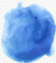 Blue Watercolor Circle Png 