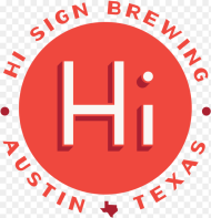 Hi Sign Logo Typearound Red  Artboard