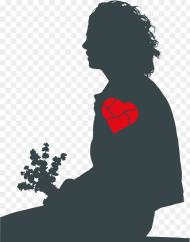 Girl With Broken Heart Png Transparent Png