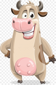 Cute Cow Cartoon Vector Character Aka Cody The
