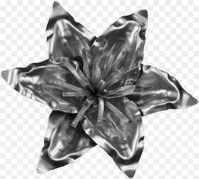 Artificial Flower Png silver
