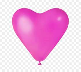 Red Heart Shaped Balloon Hd Png Download