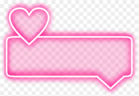 Transparent Pink Heart Clipart Border Pink Heart Bubble