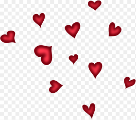 Red Hearts Png Picture Transparent Background Hearts Clipart