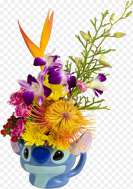 S Stitch Flower Mug Designed by Award Winning