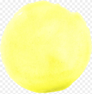 Yellow Watercolor Circle Png