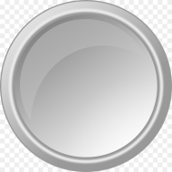 Button Glossy Round Circle Light Grey Grey Gray