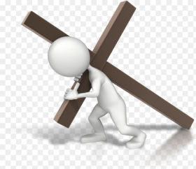 Carry Cross Person Carrying a Cross Png HD