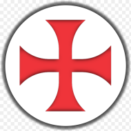 Large Templar Cross on Black Background Cross Templar