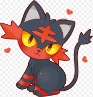 Pokemon Clipart Character Cute Litten Hd Png
