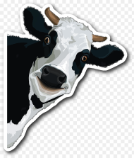 Cow Sticker Png Transparent Png