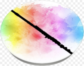 Rainbow Watercolor Music Popsockets Circle Hd Png Download