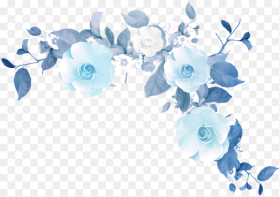Floral Flower Blue Babyblue Flowers Png Tumblr Blue