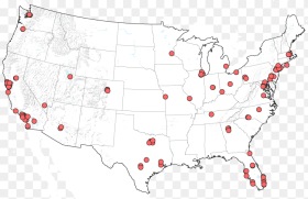 Transparent Red Slash Png Us Congressional District Map