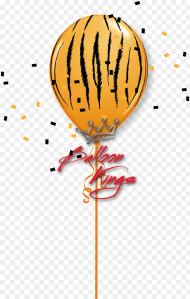 Transparent Tiger Stripes Png Cow Print Balloon Png