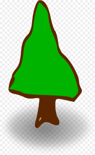 Cartoon Tree With Shadow Png Transparent Png