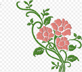 Embroidery Art Flower Design Hd Png