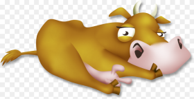 Hay Transparent Cow Cartoon Hd Png Download