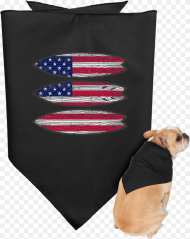Usa Flag Doggie Bandana Png HD