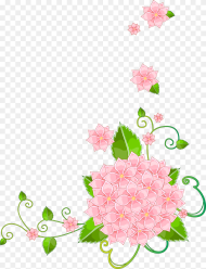 Corner Flowers for Cards Png