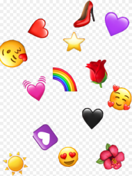 Emoji Emojis Background Emojibackground Heart Heart Hd Png
