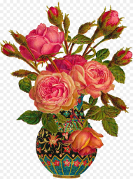 B Bad Orig Victorian Vase of Flowers Hd