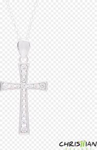 Silver Cross Necklace Png Locket Transparent Png