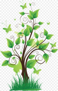 Tree With Grass Png Image Nature Clipart Png