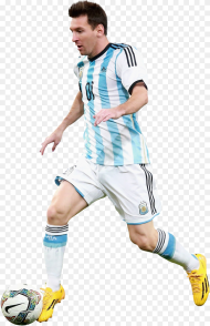 Lionel Messi Render Jugador Pateando La Pelota png