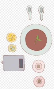 Transparent Plate of Muffins Clipart Circle Png