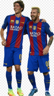 Lionel Messi Sergi Robertorender Sergi Roberto and Messi